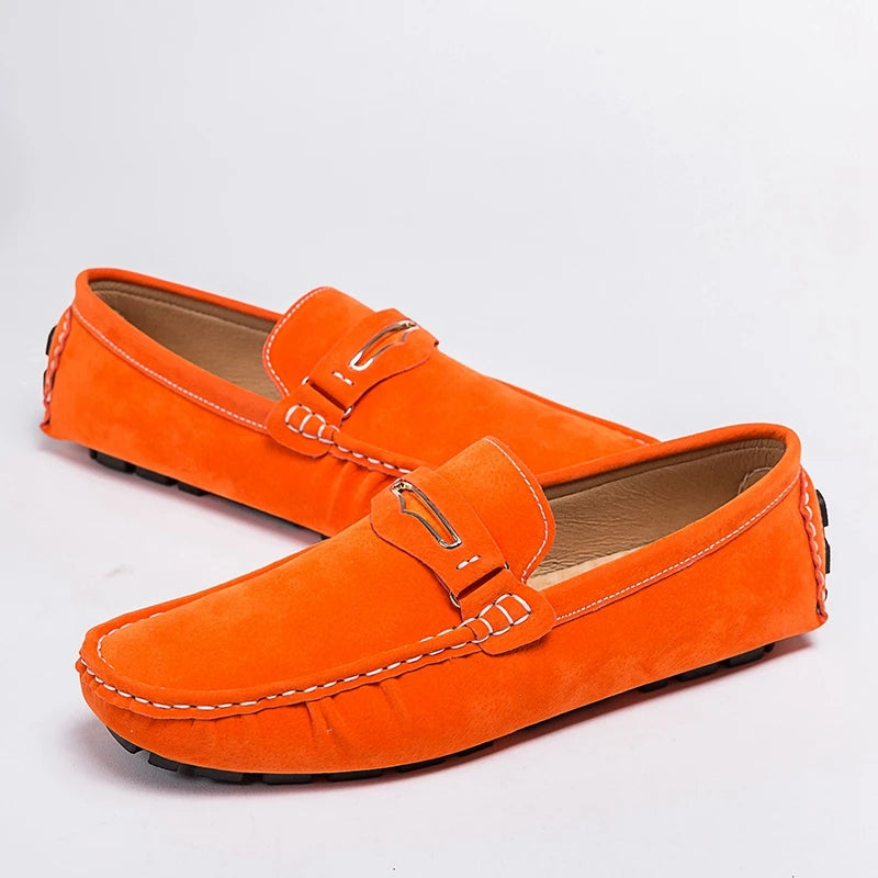 Sapato Moccasins  Masculino  Suede Fashion