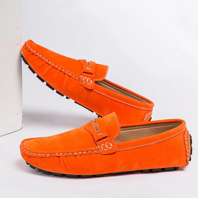 Sapato Moccasins  Masculino  Suede Fashion