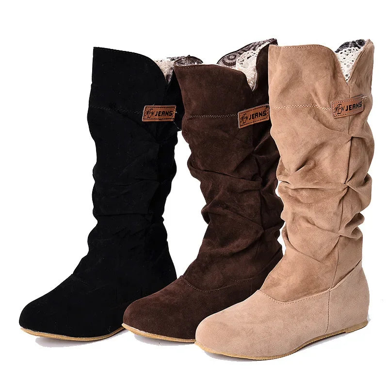 Bota Feminina De Inverno Fashion